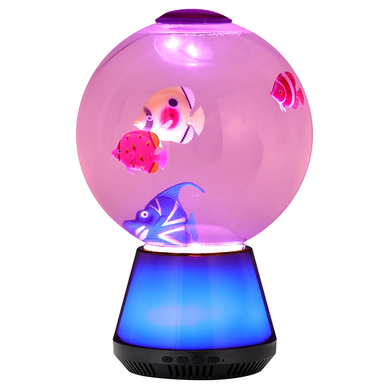 Bonn Athraithe Datha agus Athsheinm Ceoil Bluetooth Lampa Smugairle róin