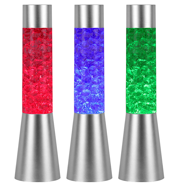 Dath ag Athrú Solas Oíche Glitter Leachtacha Le Oighear Cosúil le Múnlaithe