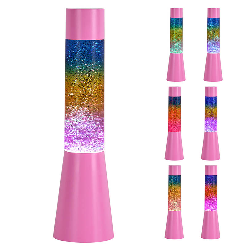Solas oíche bándearg glitter rgb bándearg