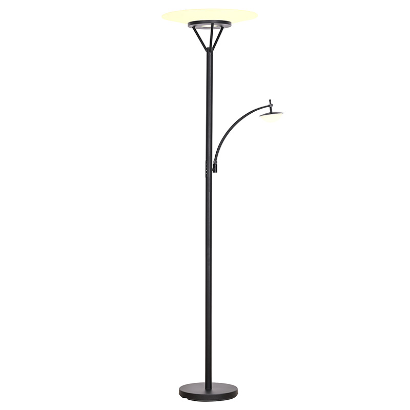 Lampa Urlár Nua-threoraithe Le Solas Máthair agus Mac