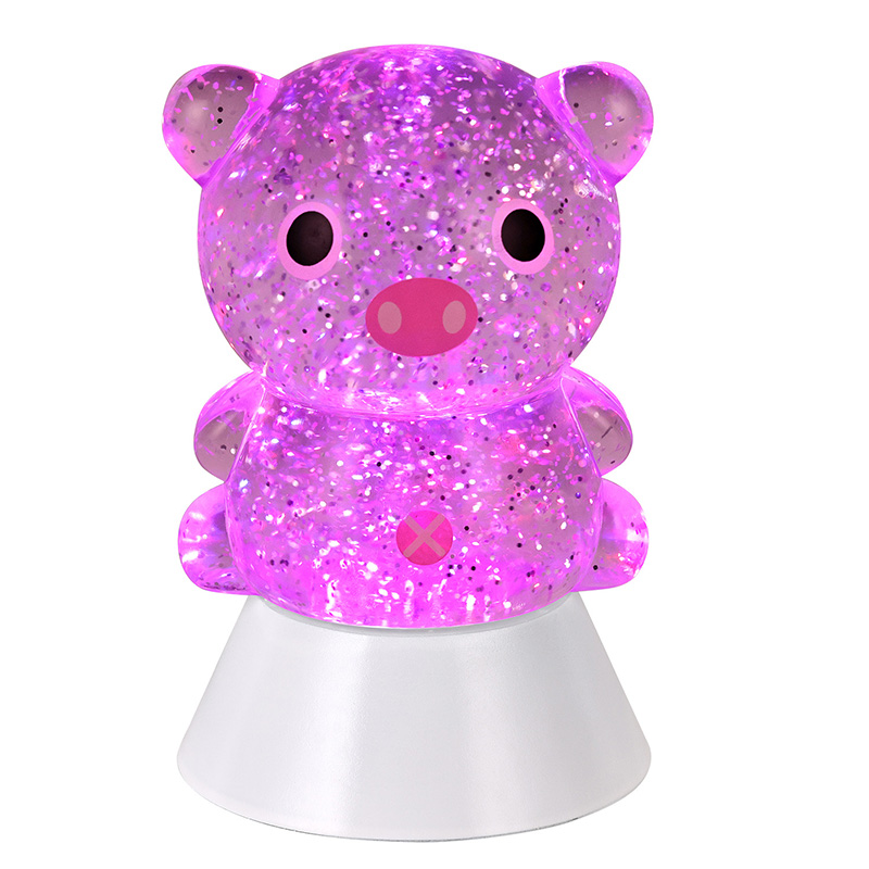 Lampa tábla glitter scáth muc RGB