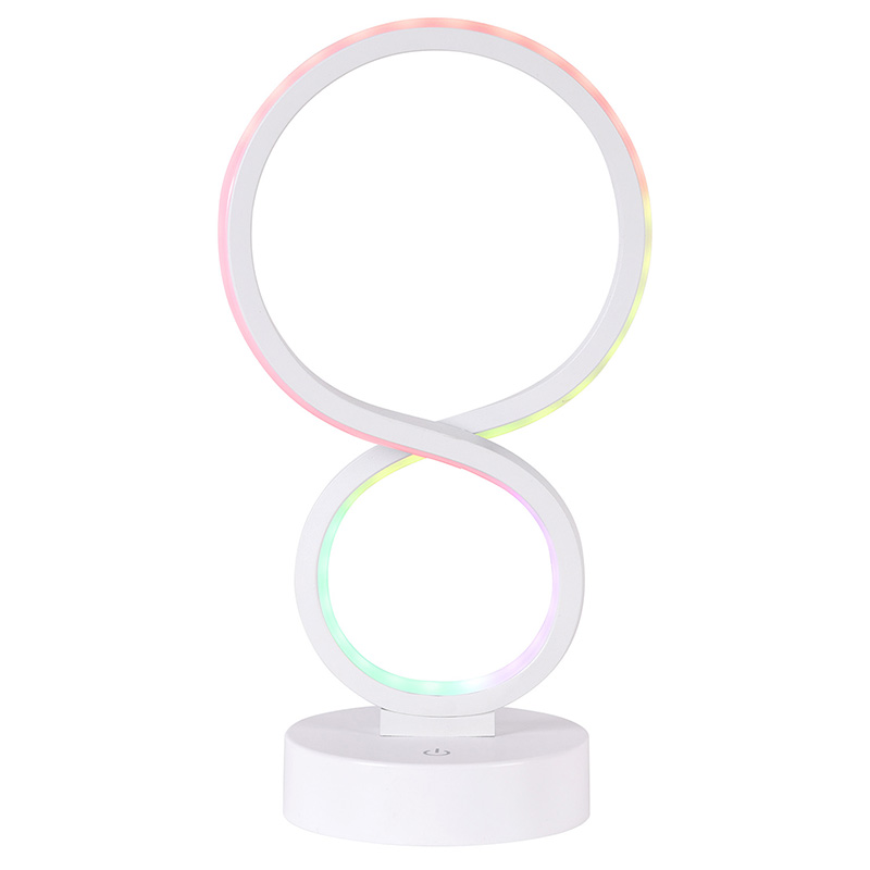 Lampa deisce faoi stiúir éadrom RGB le 8 scáth