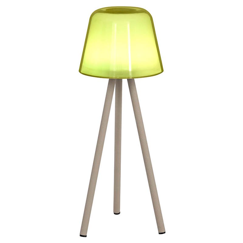 Lampa deisce faoi stiúir Tripod le scáth muisiriún RGB