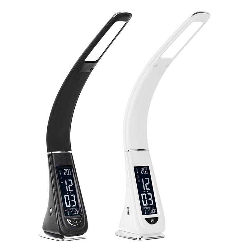 Lampa deisce faoi stiúir charger calafoirt USB le cleite